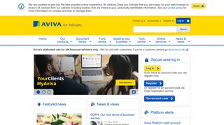 Aviva For Advisers: Home