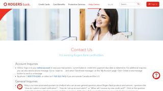 Contact Rogers Bank | Rogers Bank