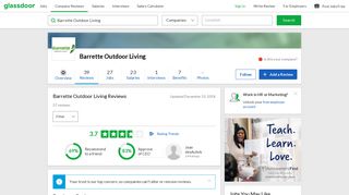 Barrette Outdoor Living Reviews | Glassdoor