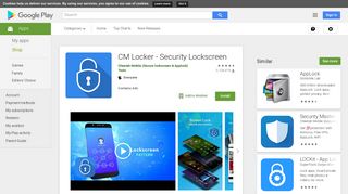 CM Locker - Security Lockscreen - Apps on Google Play