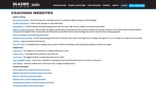 Recommended Coaching Websites - Glazier Clinics
