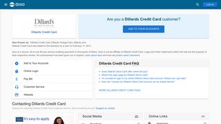 Dillards Credit Card: Login, Bill Pay, Customer Service and Care Sign-In