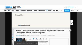 South College to help Fountainhead College students finish degrees