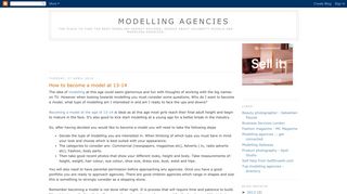 Modelling agencies: How to become a model at 13-14