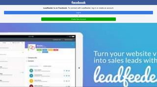 Leadfeeder | Facebook