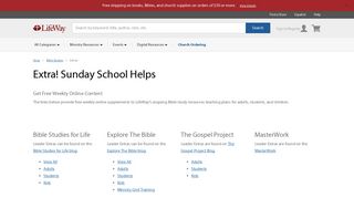 Sunday School Online Bible Study Tools | LifeWay