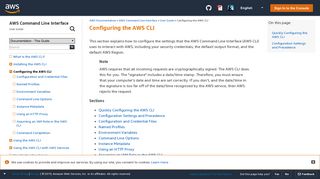 Configuring the AWS CLI - AWS Command Line Interface