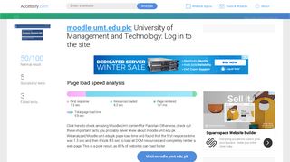Access moodle.umt.edu.pk. University of Management and ...