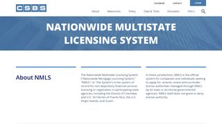 Nationwide MultiState Licensing System | CSBS - Conference of State ...