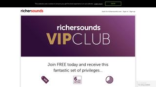 Richer Sounds VIP Club