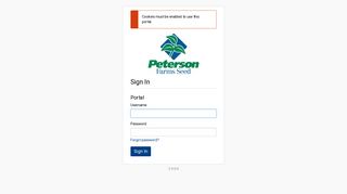 Peterson Farms Seed - Portal