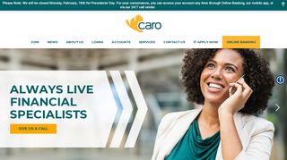 Caro Federal Credit Union – Smart Financial Solutions