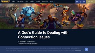 A God's Guide to Dealing with Connection Issues - SMITE