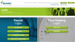 Login Payroll and HR Services - Brand's Paycheck