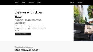 Deliver with Uber Eats - Become an Uber Delivery Partner | Uber