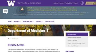 Remote Access | Department of Medicine IT - UW Departments Web ...