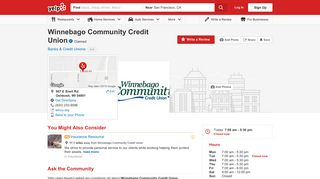 Winnebago Community Credit Union - Banks & Credit Unions - 567 E ...