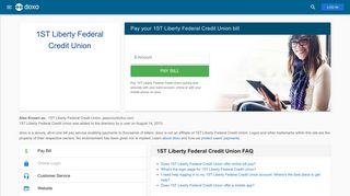 1ST Liberty Federal Credit Union: Login, Bill Pay, Customer Service ...