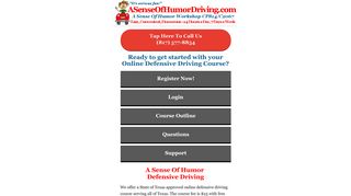 A Sense Of Humor Defensive Driving | Online Defensive Driving Course