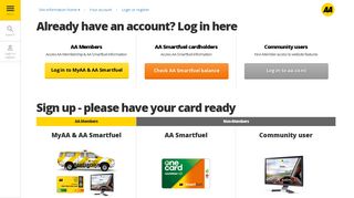Log in or register | AA New Zealand