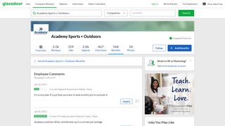 Academy Sports + Outdoors Employee Benefit: 401K Plan | Glassdoor