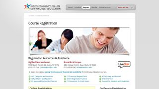 Course Registration - Continuing Education