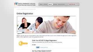 Online Registration - Continuing Education