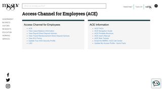 Access Channel for Employees (ACE) | MS.GOV