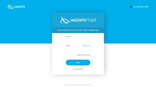 Faça Login e Acesse sua Conta de E-mail Marketing - IAGENTEmail
