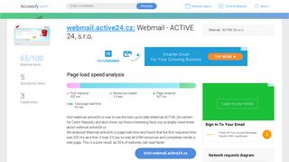 Access webmail.active24.cz. Webmail - ACTIVE 24, s.r.o.