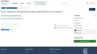 OverDrive | How to authorize and deauthorize Adobe D...