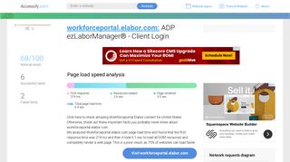 Access workforceportal.elabor.com. ADP ezLaborManager® - Client ...