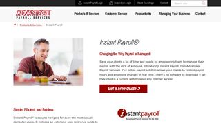 Instant Payroll | Advantage Payroll Services