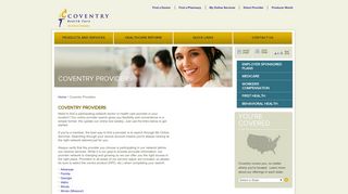 Coventry Health Care: Coventry Providers