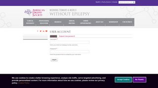 User account | American Epilepsy Society