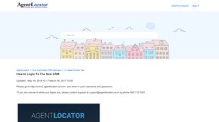 How to Login To The New CRM – AgentLocator
