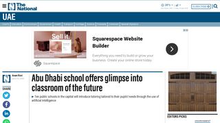 Abu Dhabi school offers glimpse into classroom of the future - The ...