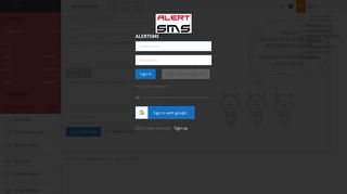 Login to your AlertSMS account