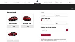 Sign Up For Updates On Alfa Romeo USA Vehicles