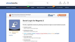 Magento 2 Social Login Extension | Login via Facebook