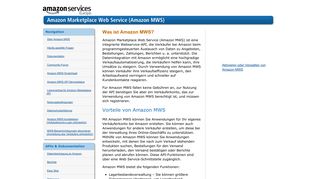 Amazon.de - Marketplace Web Service