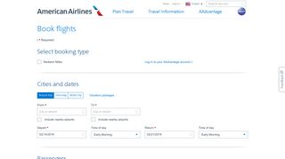 American Airlines - Airline tickets and cheap flights at aa.com