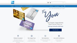 Buy Personal and Business Gift Cards Online | American Express