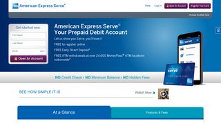 Direct Deposit Prepaid Debit Card | American Express Serve®