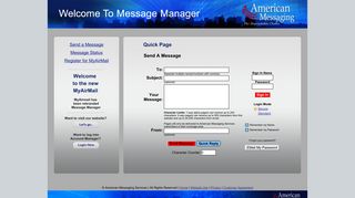 American Messaging MyAirMail Account
