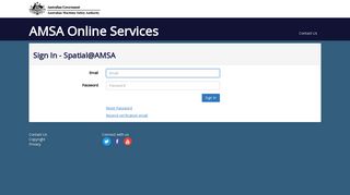Sign In - AMSA Online Services | Log In - Australian Maritime Safety ...