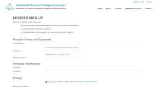 Join AMTA - Advanced Manual Therapy Associates