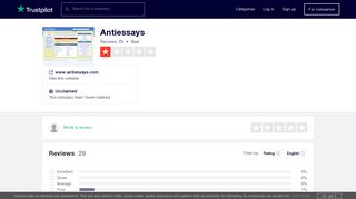 Antiessays Reviews | Read Customer Service Reviews of www ...