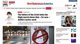 Antifa's tactics work - New Statesman