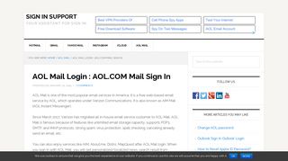 AOL Mail Login : Sign in to AOL Mail or AIM
